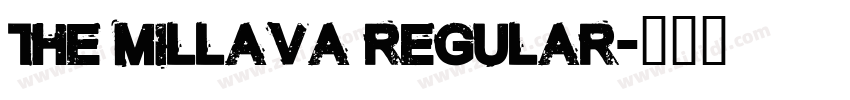 The Millava Regular字体转换